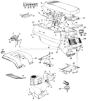 Page E Diagram and Parts List for 135V694H401 1995 Yard Man Lawn Tractor